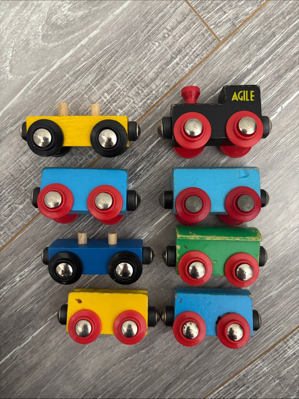 Vintage Wooden Brio Trains - Set #1 - Picture 8 of 9